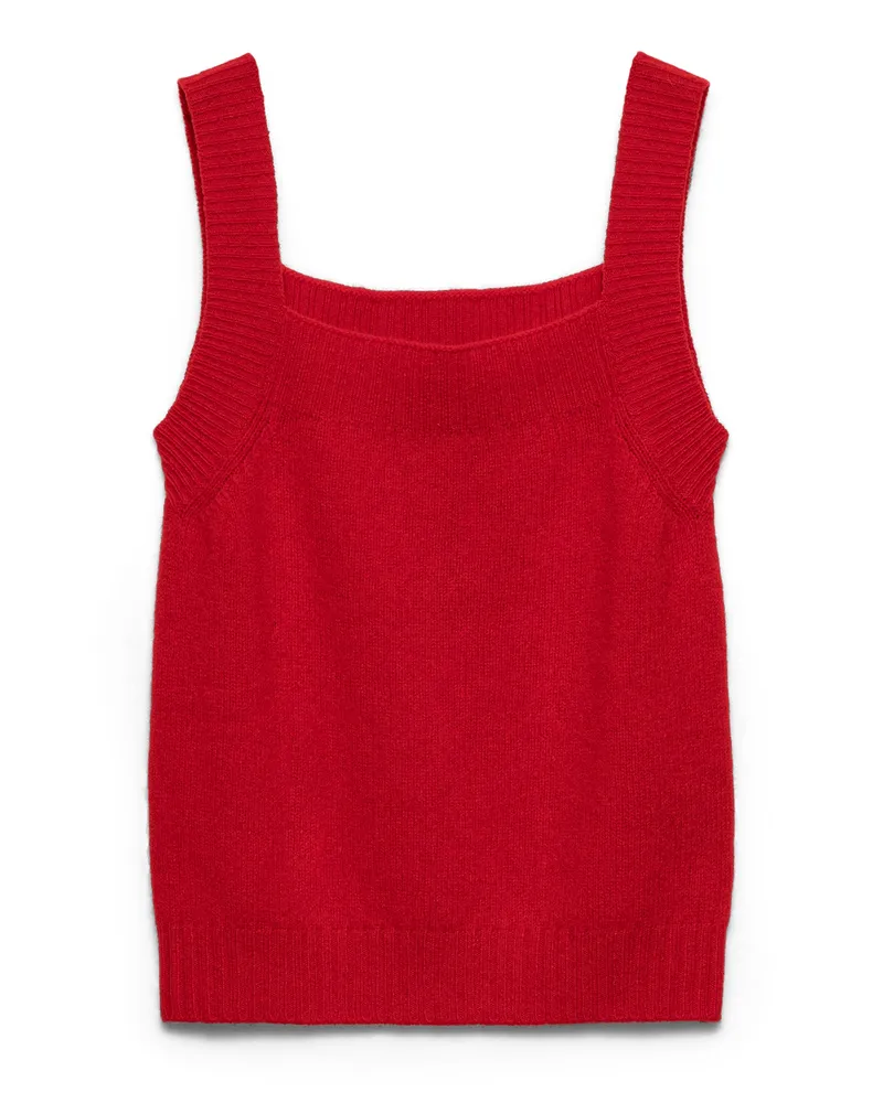 Prada Tanktop Aus Shetlandwolle, Herren, Rot, Größe Rot