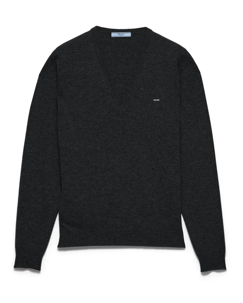 Prada Wool Sweater, Damen, Schwarz, Größe Schwarz