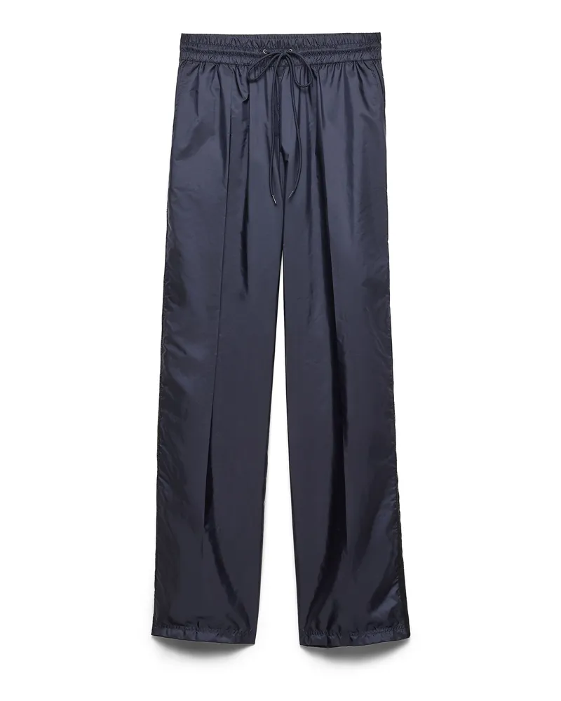 Prada Hose Aus Light Re-nylon, Damen, Königsblau, Größe Königsblau