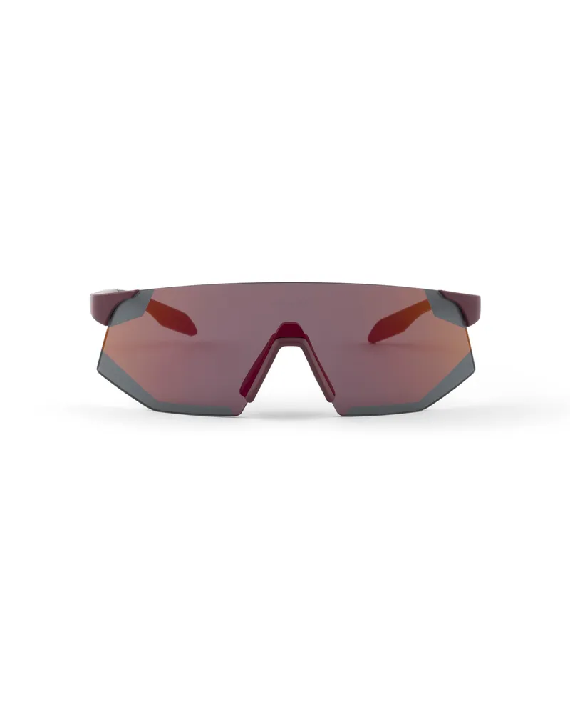 Prada Prada  Active Sunglasses, Herren, Mirrored Bottle Green Lenses Mirrored