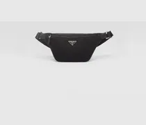 Gürteltasche aus Re-Nylon und Saffiano-Leder