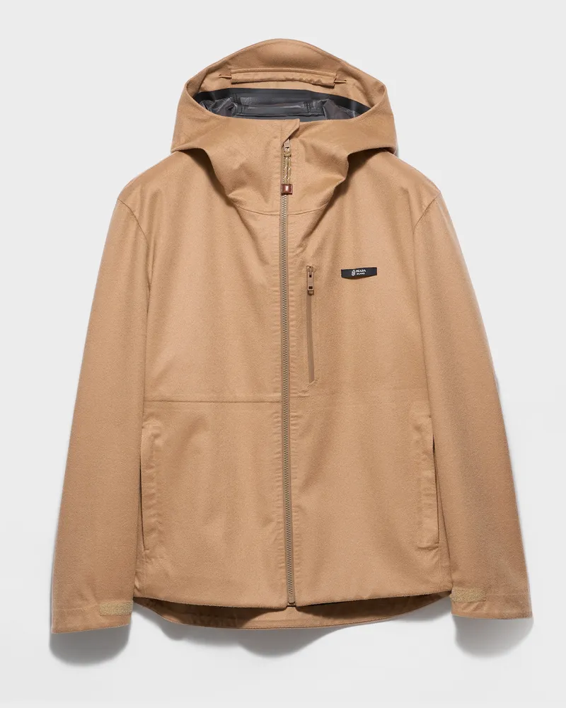 Prada Jacke aus Kaschmir Kamelbraun