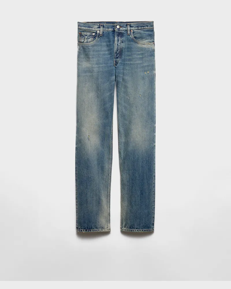 Prada Jeans aus Denim mit normaler Passform Blau