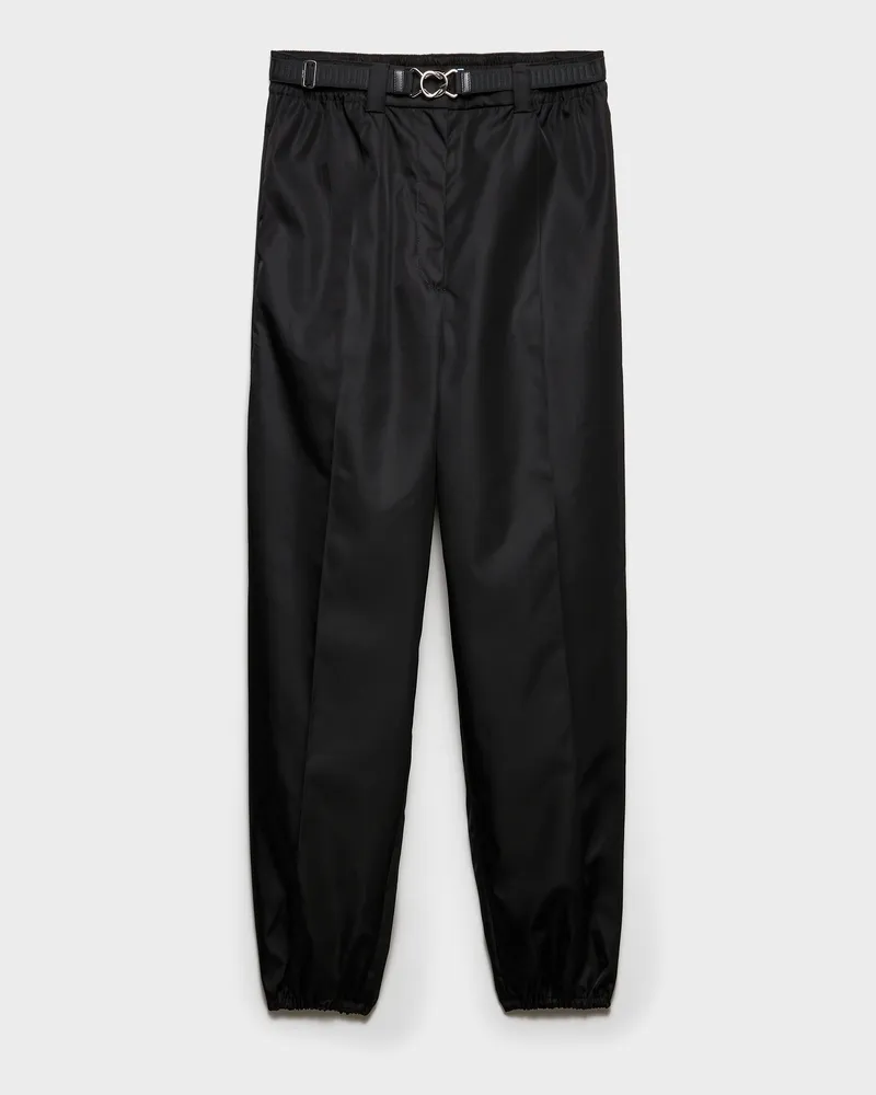 Prada Jogginghose aus Re-Nylon Schwarz