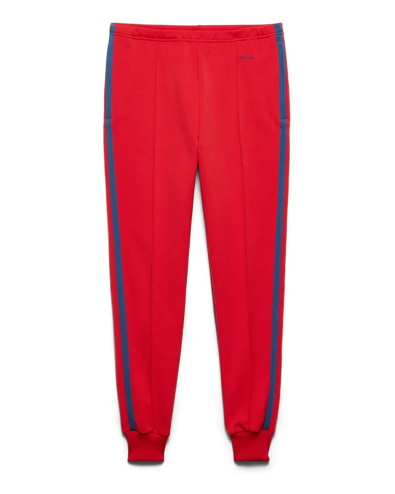 Prada Hose Aus Funktionsgewebe, Herren, Rot/kornblumenblau, Größe Rot