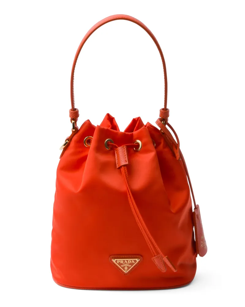 Prada Re-edition 1978 Mini Bag Aus Re-nylon, Damen, Orange Orange