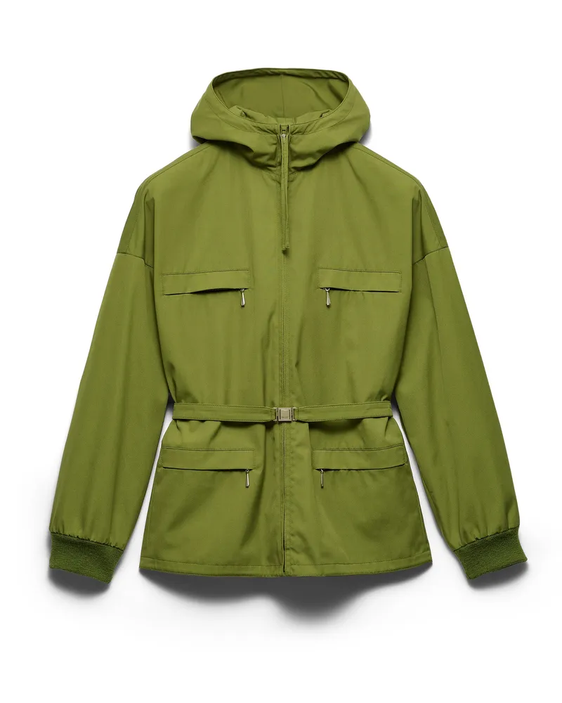 Prada Jacke Aus Funktionsgewebe, Herren, Grasgrün, Größe Grasgrün