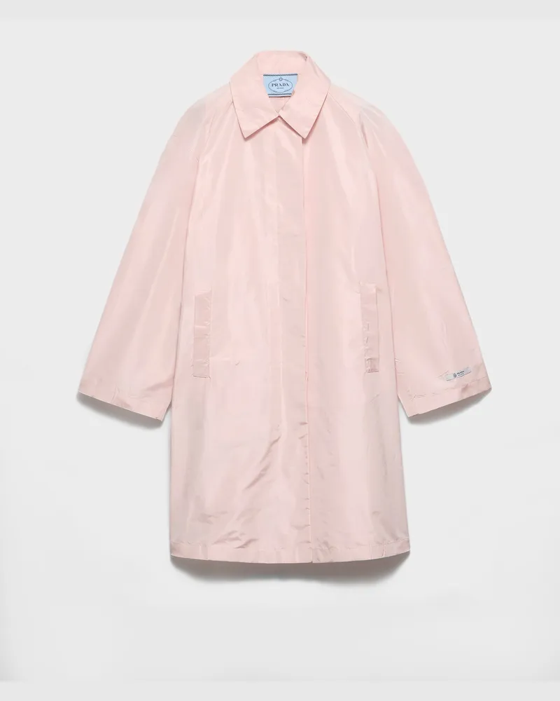 Prada Mantel aus technischem Taft Alabasterrosa