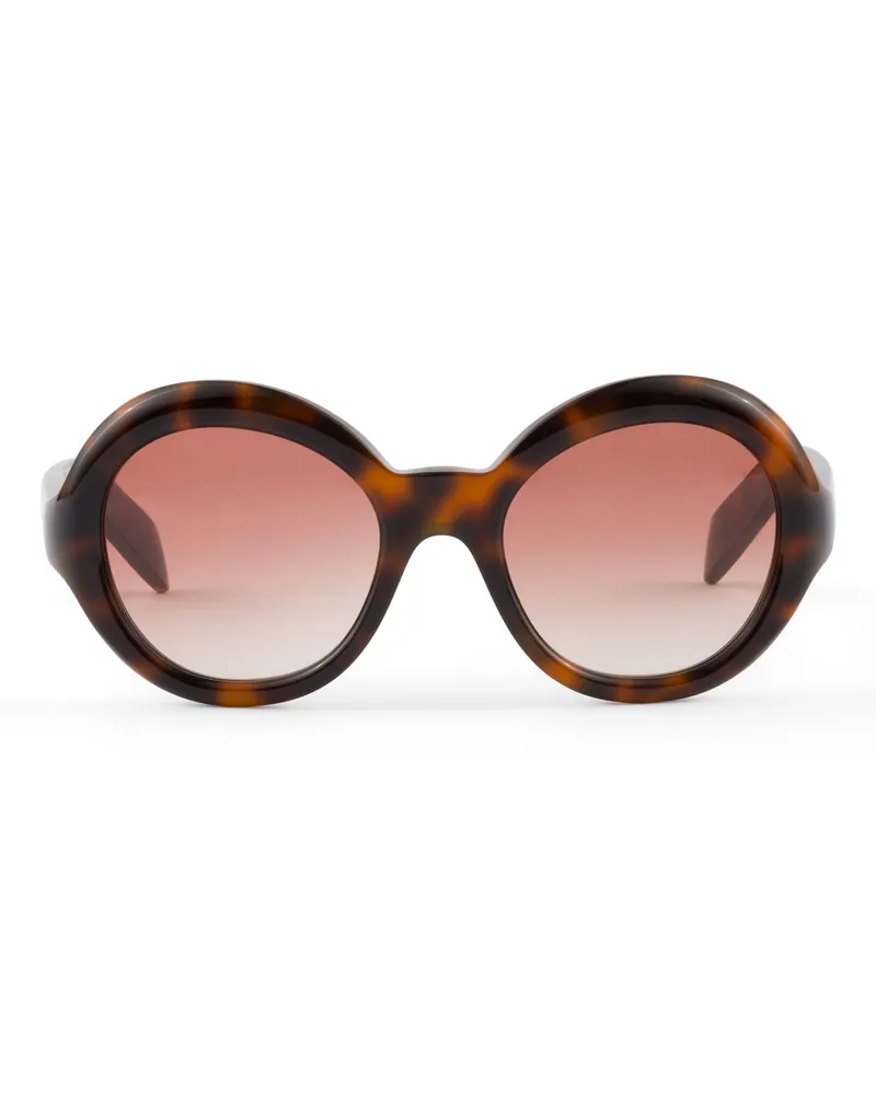 Prada Eyewear Collection Sonnenbrille, Damen, Gläser Mit Farbverlauf In Puderrosa Gläser