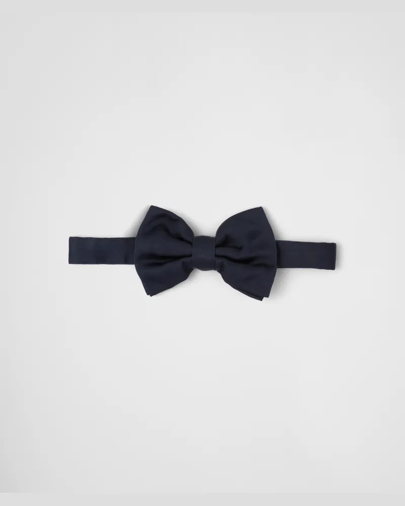 Prada Fliege aus Satin Blau