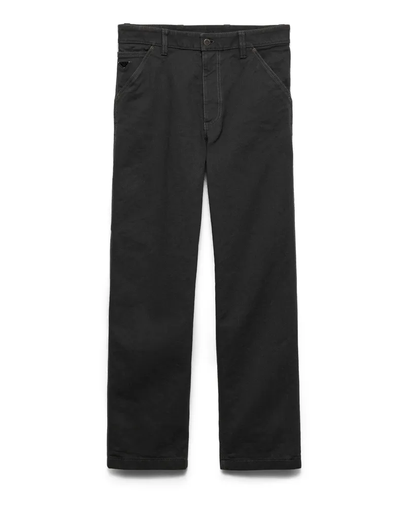 Prada Jeans Aus Denim, Herren, Dunkelgrün, Größe Dunkelgrün