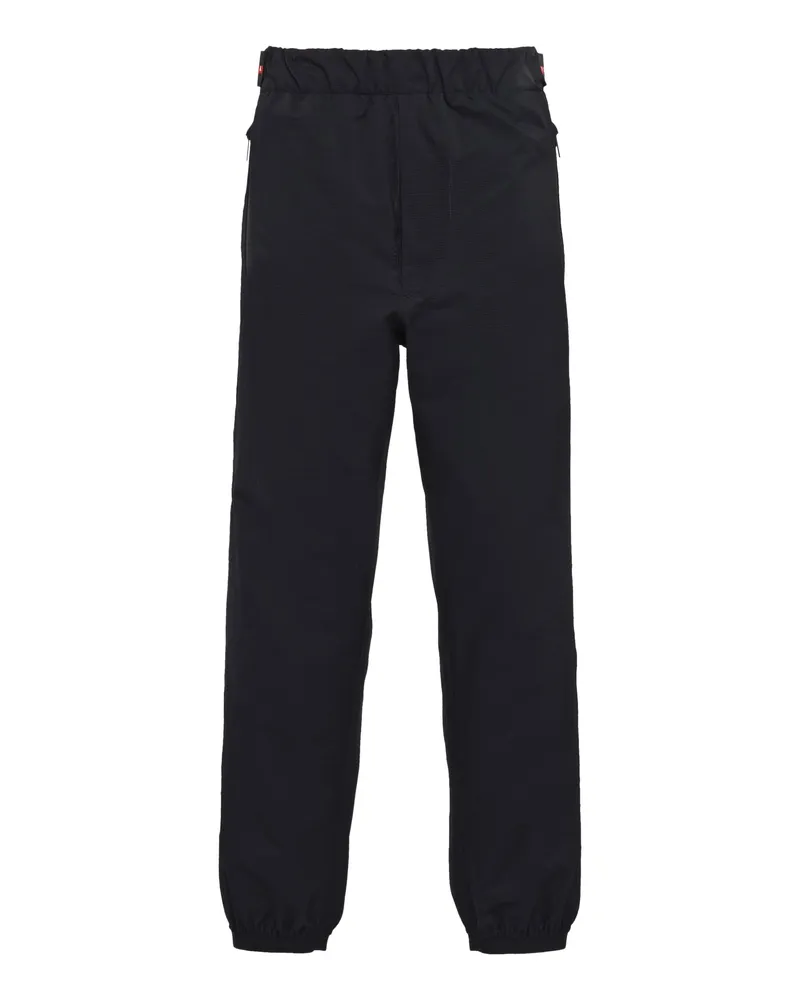 Prada Jogginghose Aus Bi-stretch Light, Herren, Schwarz, Größe Schwarz