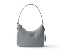Re-edition 2005 Mini Bag Aus Nubuk- Und Saffiano-leder, Damen, Opal