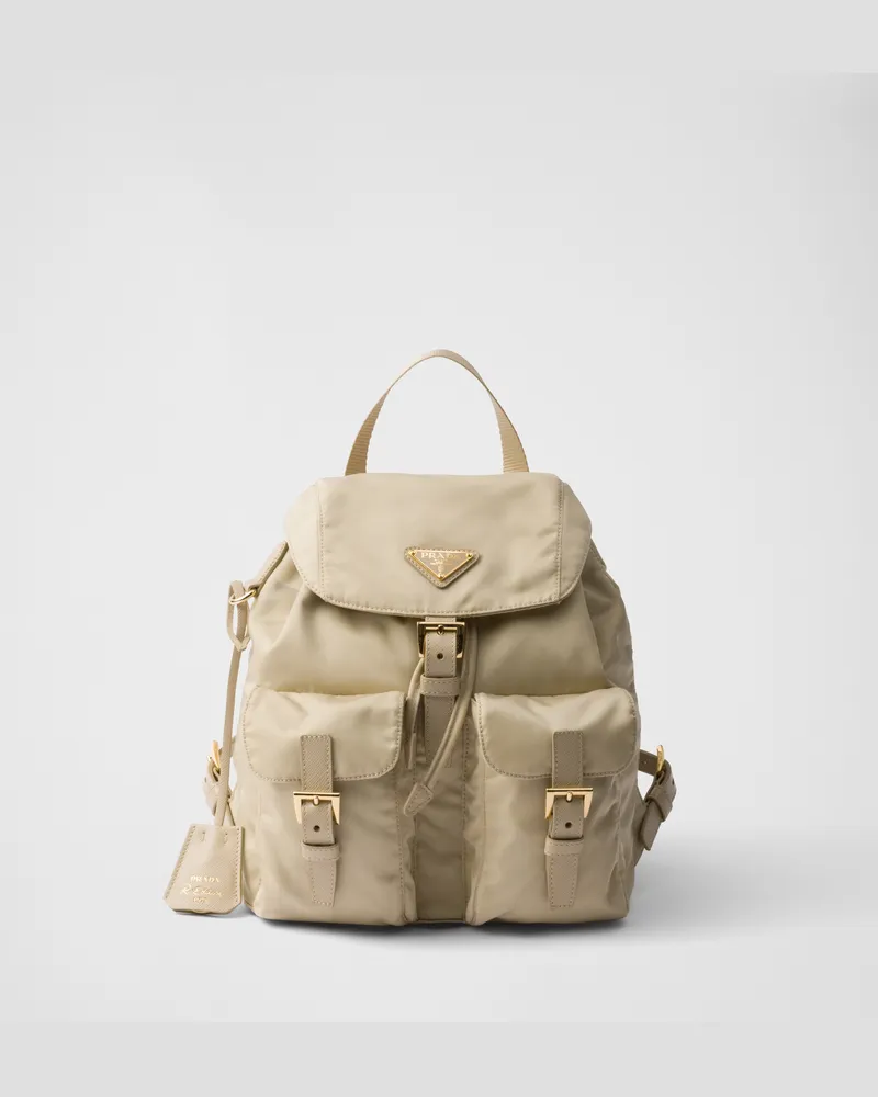 Prada Re-Edition 1978 Kleiner Rucksack aus Re-Nylon Desert