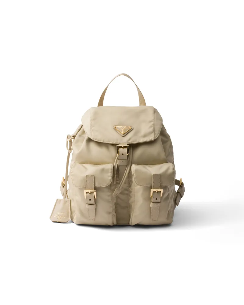 Prada Re-edition 1978 Kleiner Rucksack Aus Re-nylon, Damen, Desert Desert