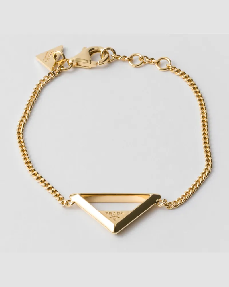 Prada Armband aus Metall Gold