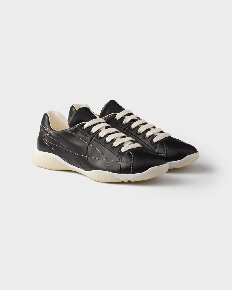 Prada Sneaker aus Nappa-Leder Schwarz