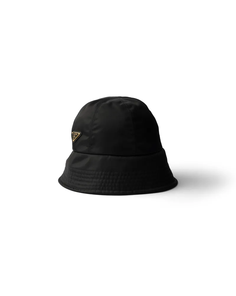 Prada Hut Aus Re-nylon, Damen, Schwarz, Größe Schwarz