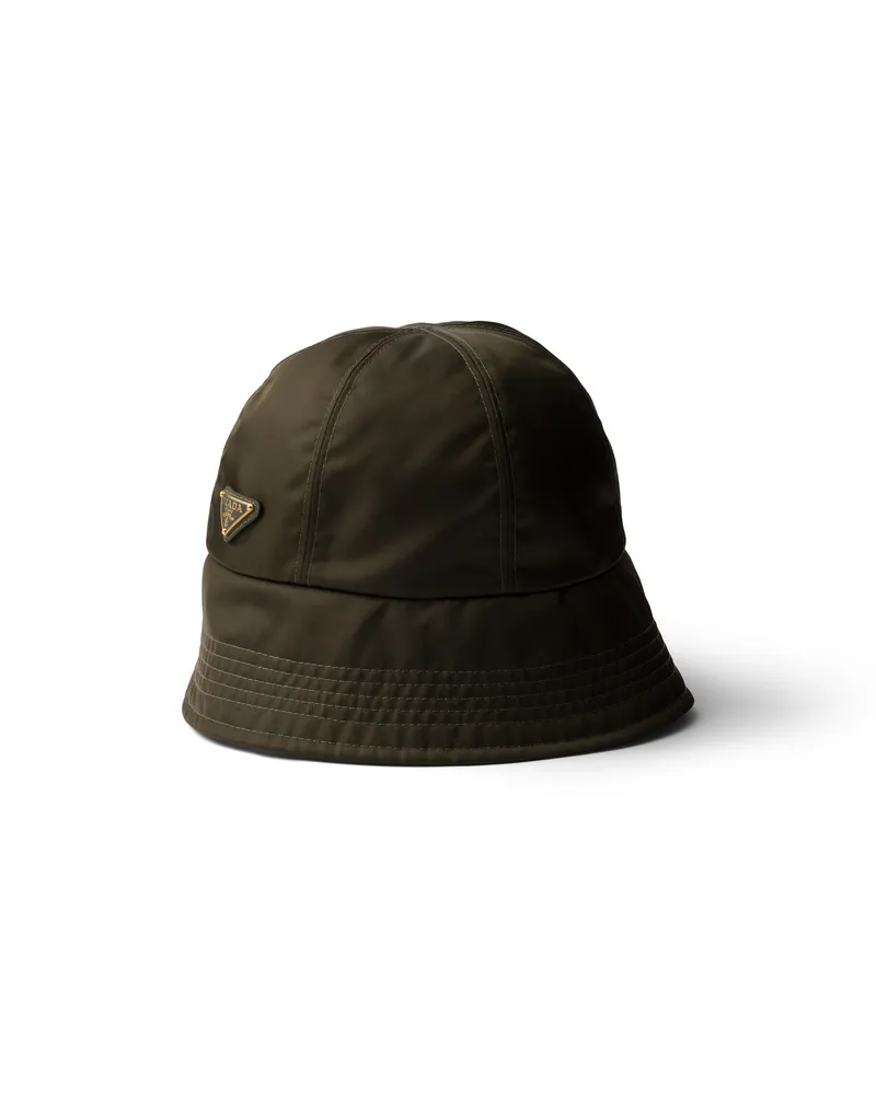 Prada Hut Aus Re-nylon, Damen, Forest, Größe Forest