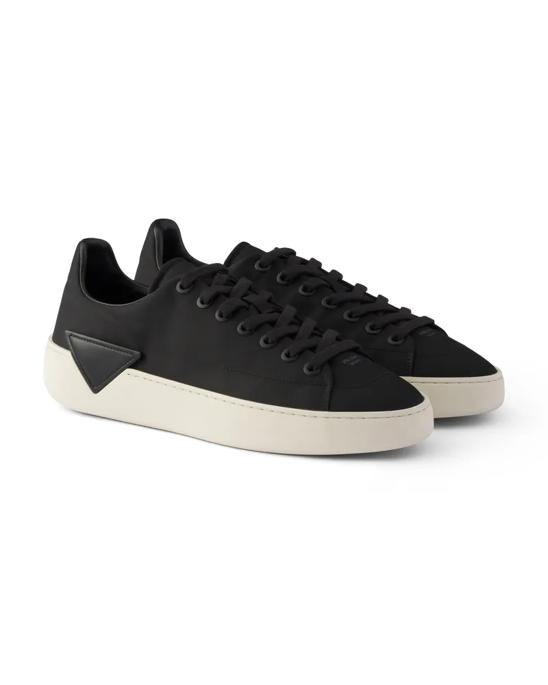 Prada Sneaker Court Aus Re-nylon, Herren, Schwarz, Größe 12 Schwarz
