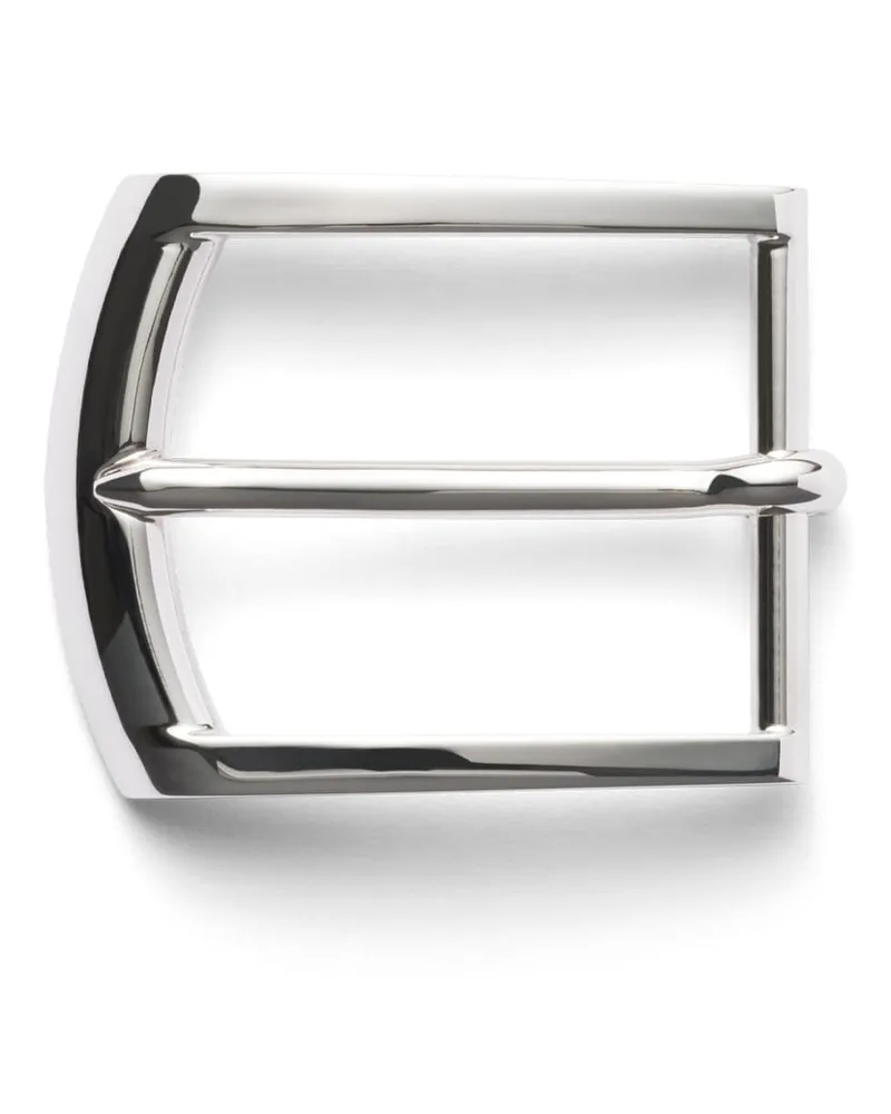 Prada Gürtelschließe Aus Metall, Herren, Silber Silber