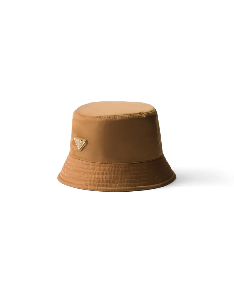 Prada Fischerhut Aus Re-nylon, Damen, Brandy, Größe Brandy