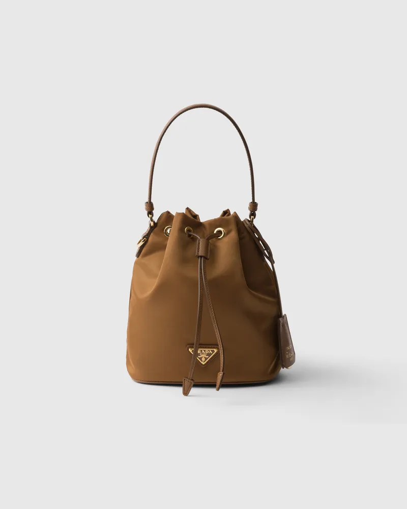 Prada Re-Edition 1978 Mini Bag aus Re-Nylon Brandy