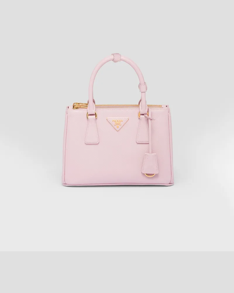 Prada Kleine  Galleria Tasche aus Saffiano-Leder Alabasterrosa
