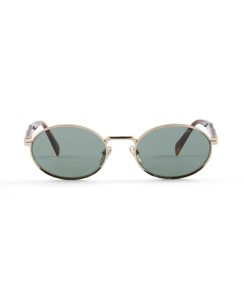 Prada Eyewear Collection Sonnenbrille, Damen, Waldgrüne Gläser Waldgrüne