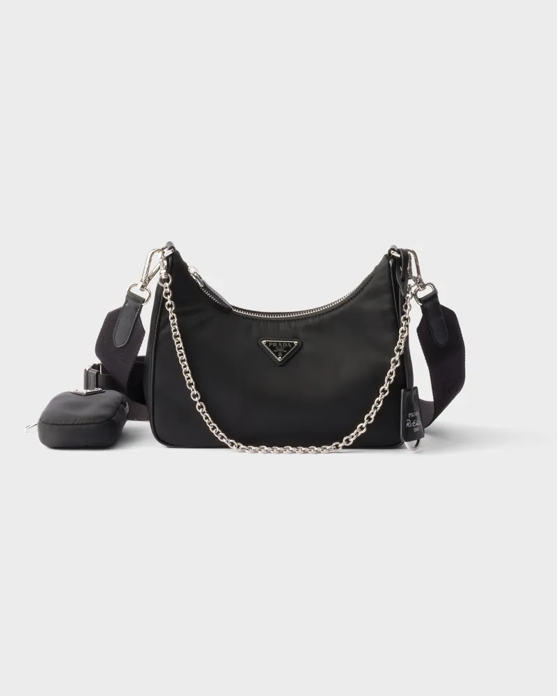 Prada Re-Edition 2005 Tasche aus Re-Nylon Schwarz