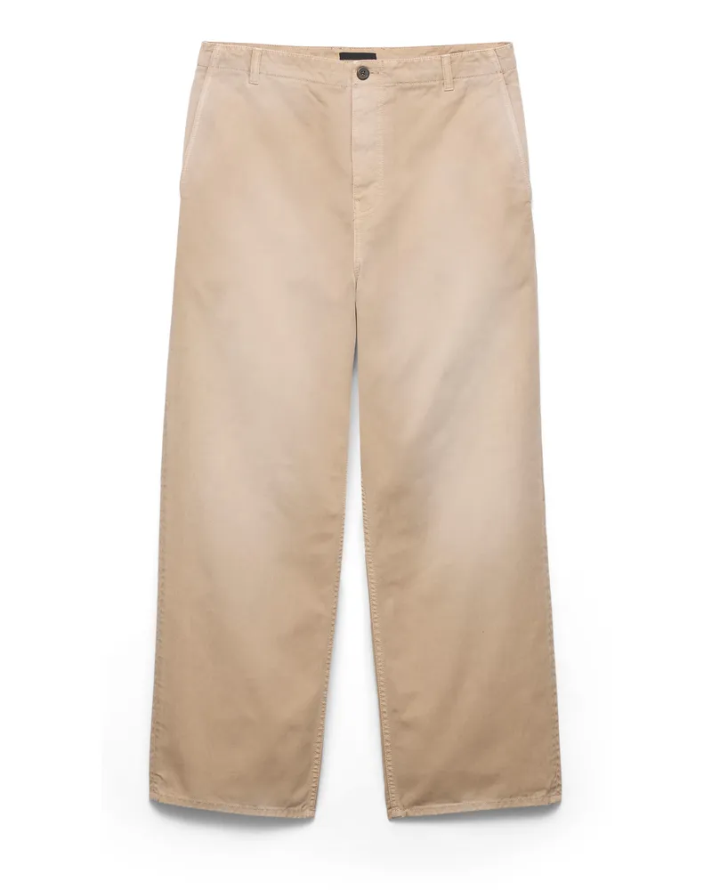 Prada Hose Aus Gabardine, Herren, Neutral, Größe Neutral