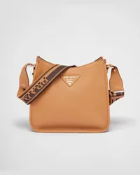 Prada Hobo Bag aus Leder Karamell