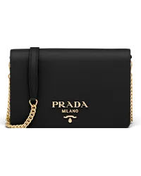 Prada Minitasche aus Saffiano-Leder Schwarz