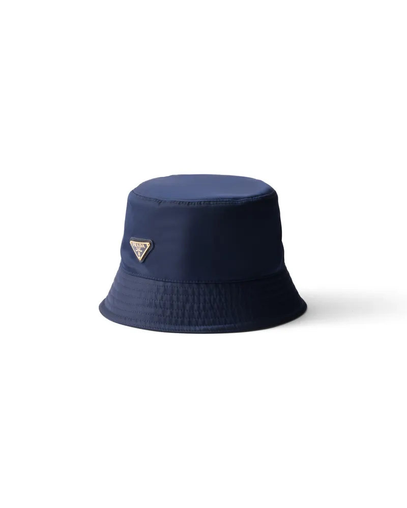 Prada Fischerhut Aus Re-nylon, Damen, Ostseeblau, Größe Ostseeblau