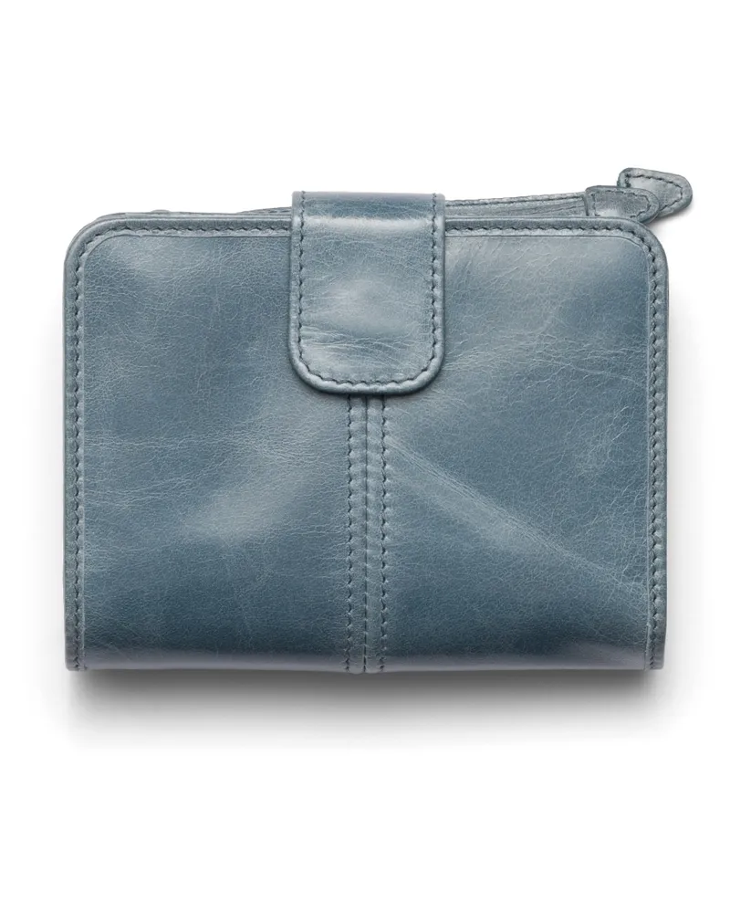 Prada Kleine Geldbörse Aus Leder, Damen, Fliegerblau Fliegerblau