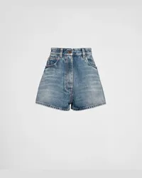 Prada Shorts aus Denim Himmelblau