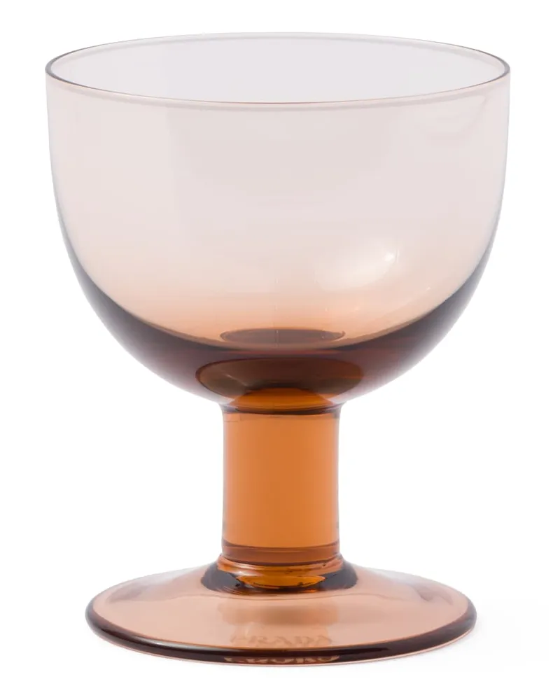 Prada Set Mit Zwei Wassergläsern Aus Kristall – Plinth, , Onyx Onyx