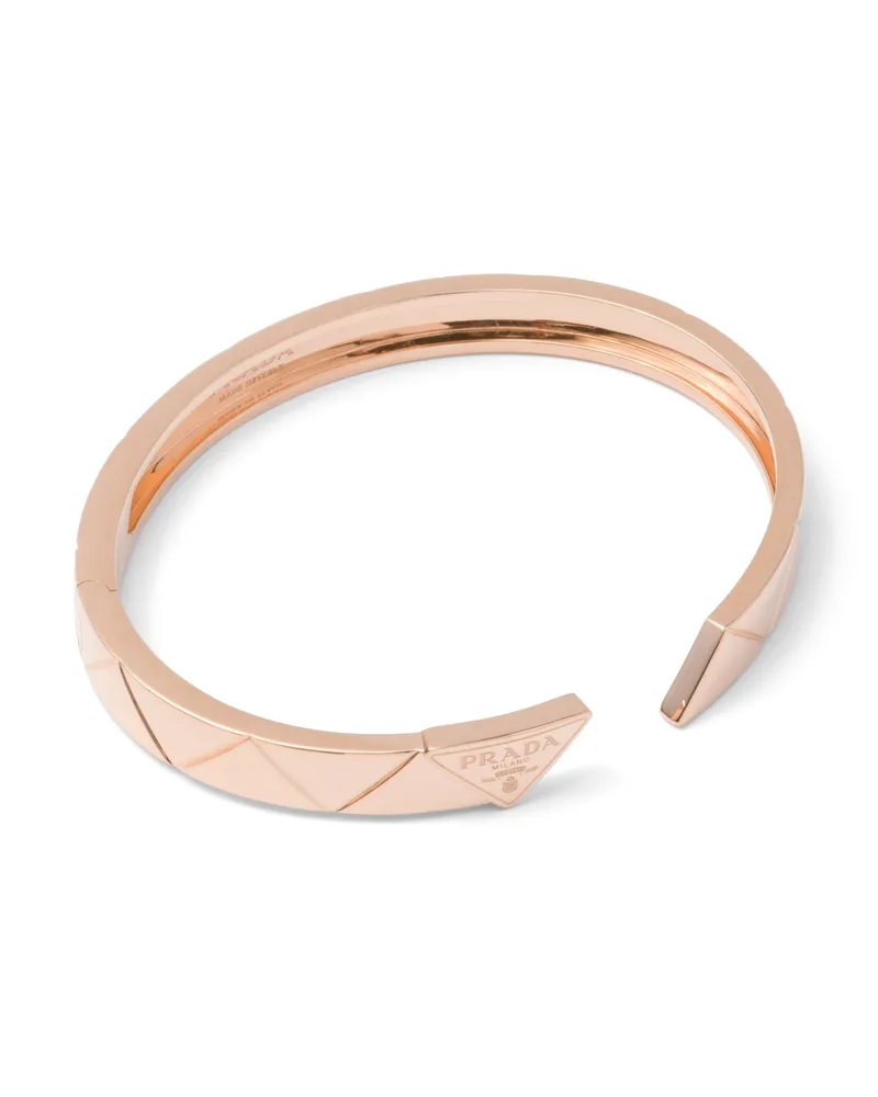 Prada Eternal Gold Armreif Aus Roségold, Damen, Roségold, Größe Roségold
