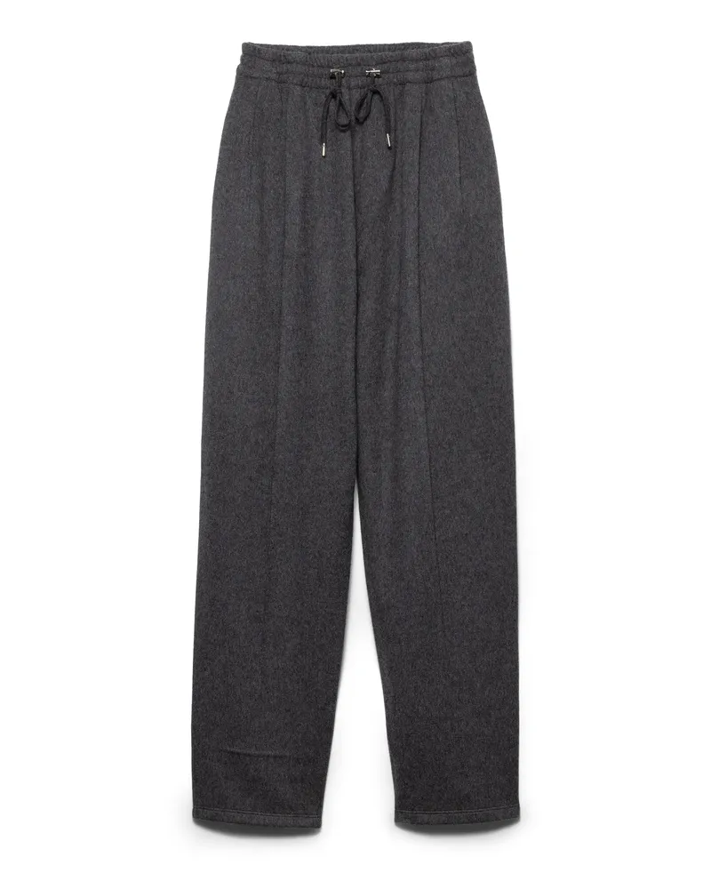 Prada Hose Aus Wolle Und Kaschmir, Damen, Schiefergrau, Größe Schiefergrau