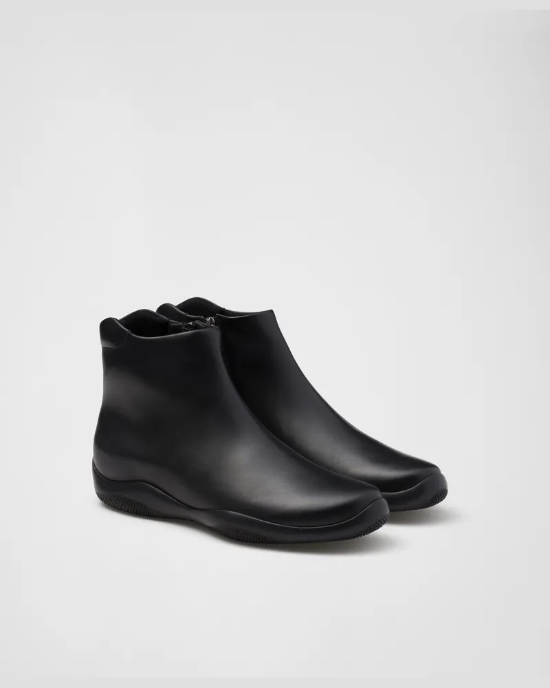 Prada Toblach High-Top-Sneaker Schwarz