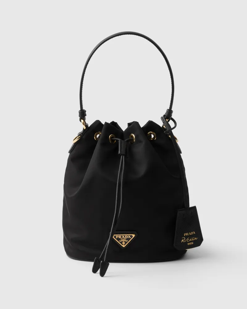 Prada Re-Edition 1978 Mini Bag aus Re-Nylon Schwarz
