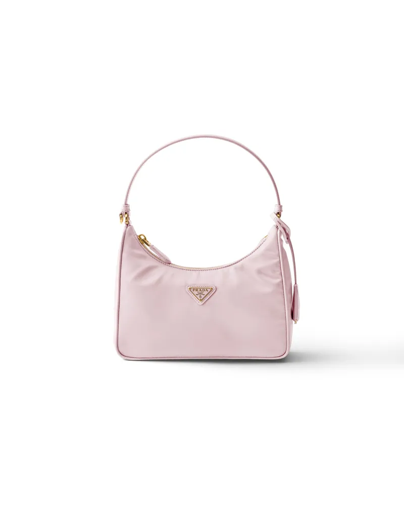 Prada Re-edition 2005 Mini Bag Aus Re-nylon , Damen, Alabaster Alabaster