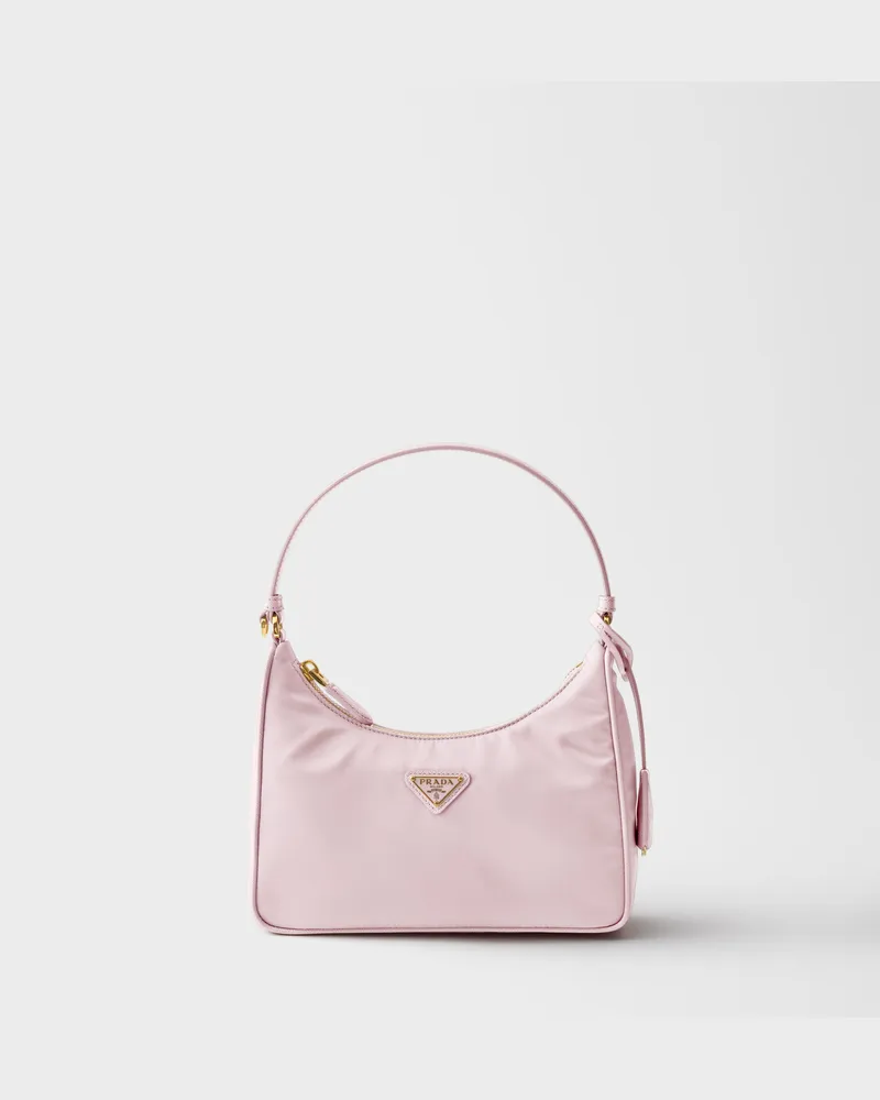 Prada Re-Edition 2005 Mini Bag aus Re-Nylon Alabaster