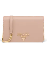 Prada Minitasche aus Saffiano-Leder Puderrosa