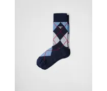 Socken aus Baumwolle mit Argyle-Muster