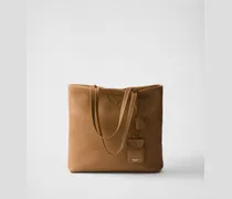 Große Tote Bag aus Leder