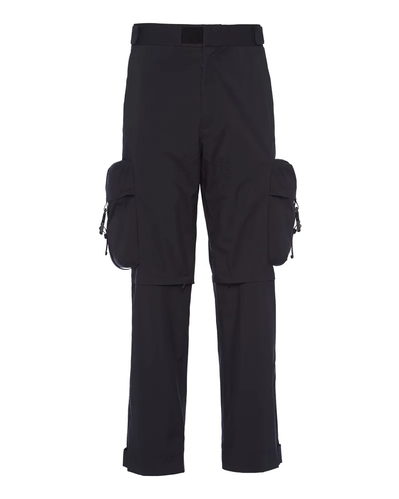 Prada Modulare Hose Aus Funktionsgewebe, Herren, Schwarz, Größe Schwarz