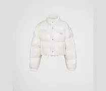 Kurze wandelbare Daunenjacke aus Re-Nylon