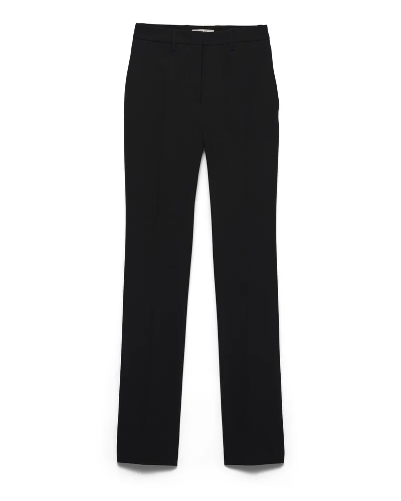 Prada Hose Aus Stretch-funktionsgewebe, Damen, Schwarz, Größe Schwarz