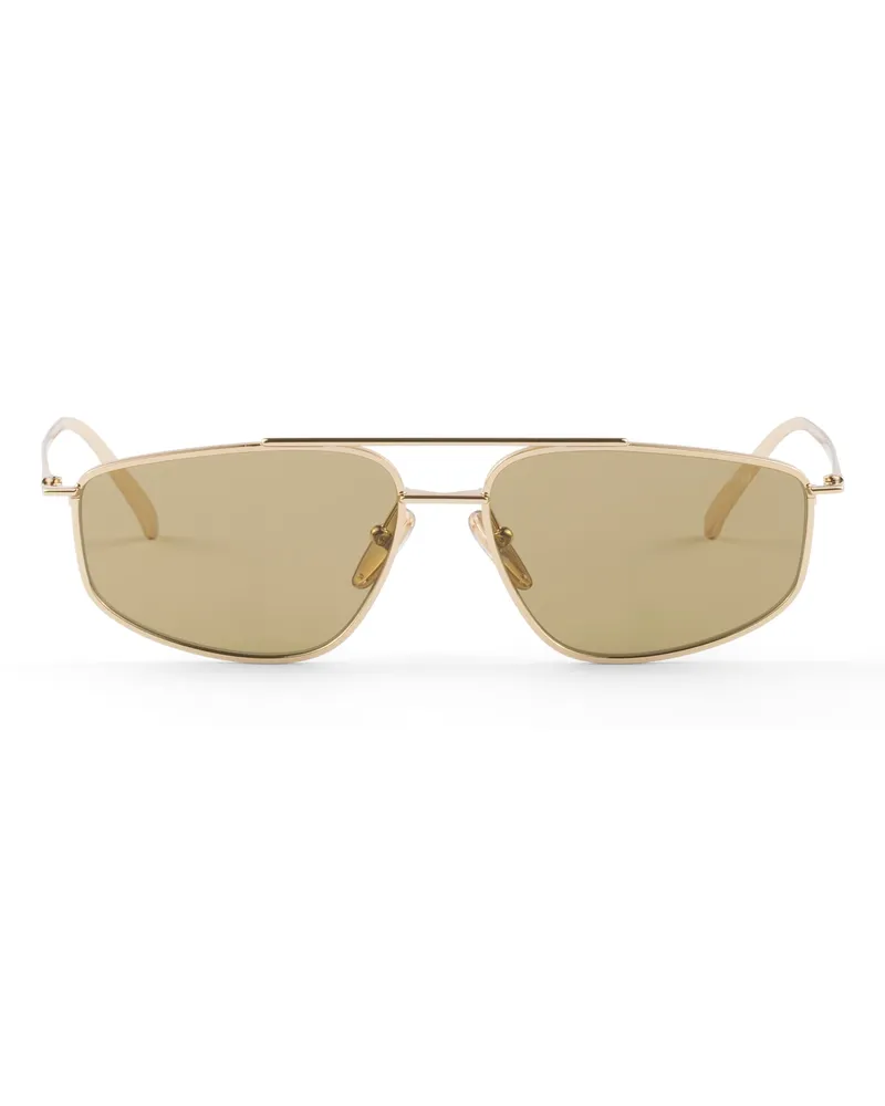 Prada Eyewear Collection Sonnenbrille, Damen, Olivgrüne Gläser Olivgrüne